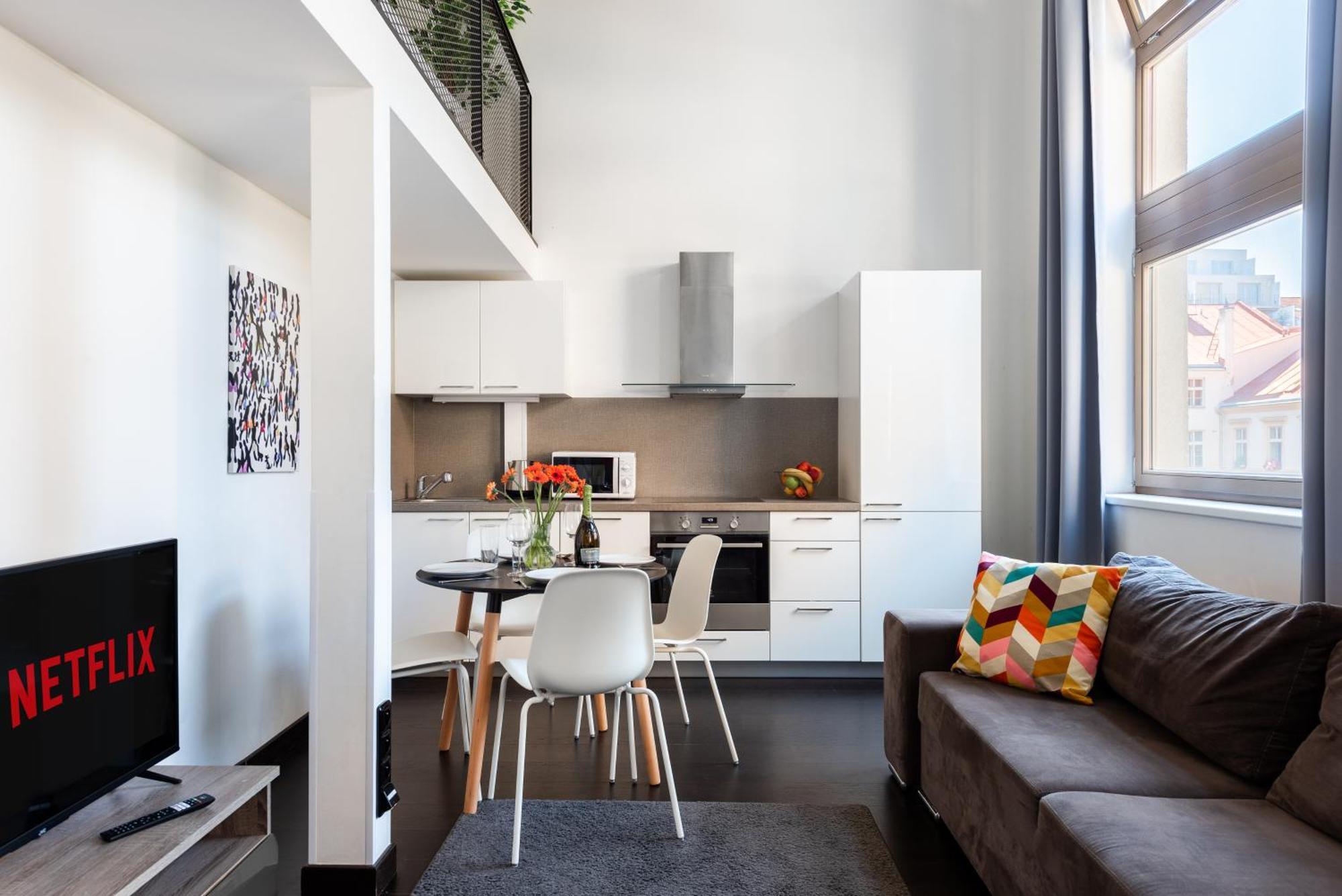 Appartement Loft Spacious In Praag